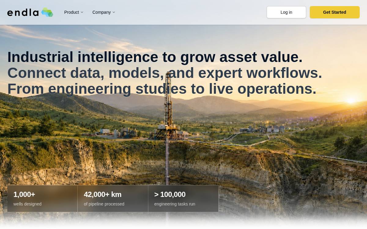 Endla website preview