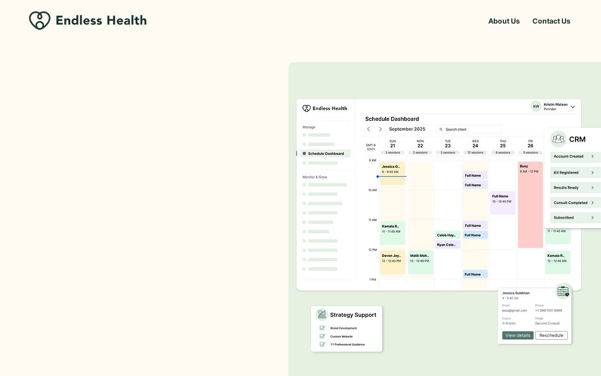 Endless website preview