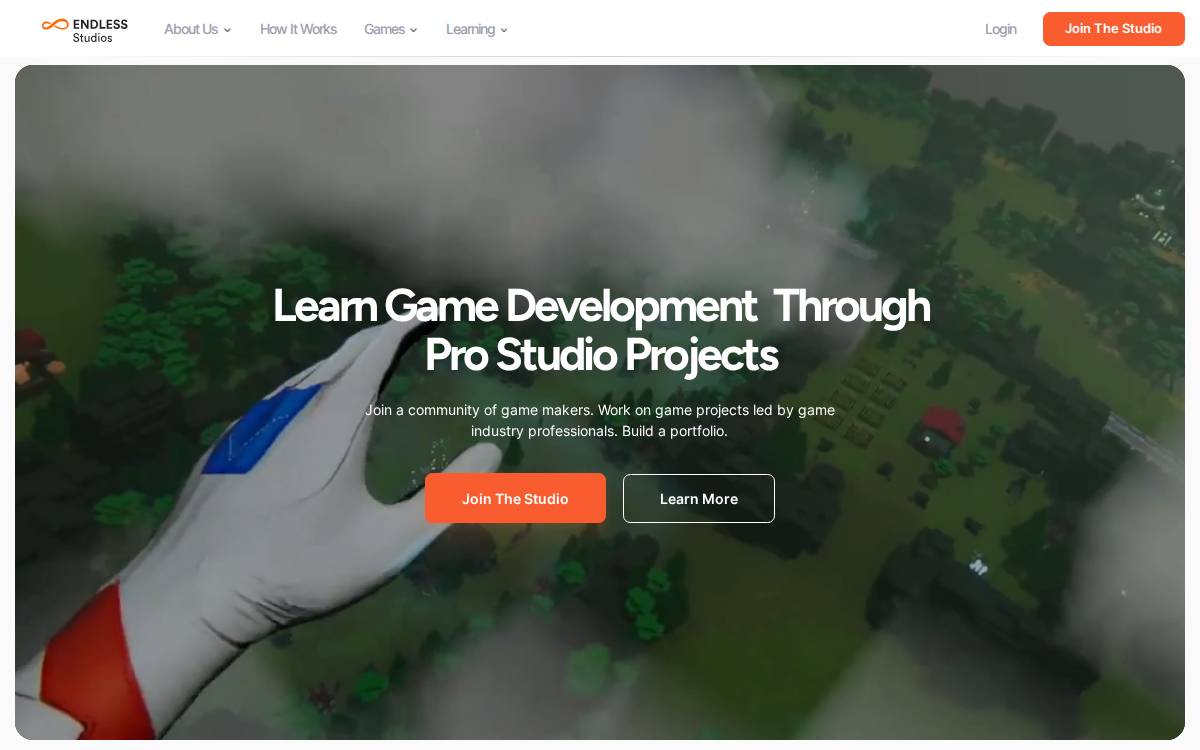 Endless Studios website preview