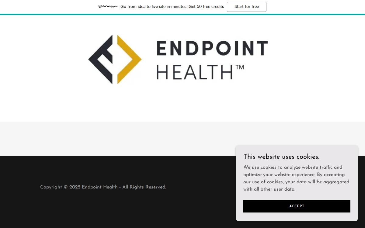 Endpoint Health website preview