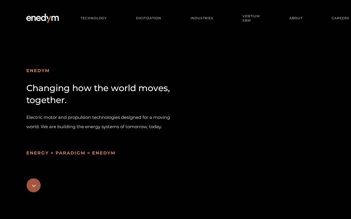 Enedym website preview