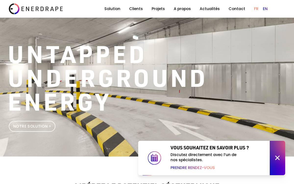 Enerdrape website preview