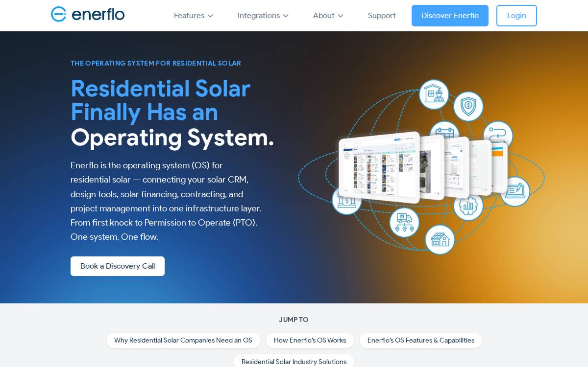 Enerflo website preview