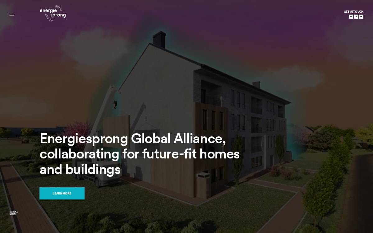 Energiesprong Global Alliance website preview
