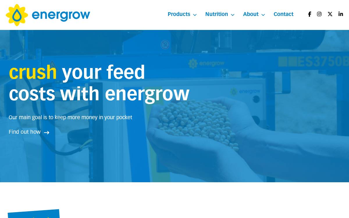Energrow Inc website preview