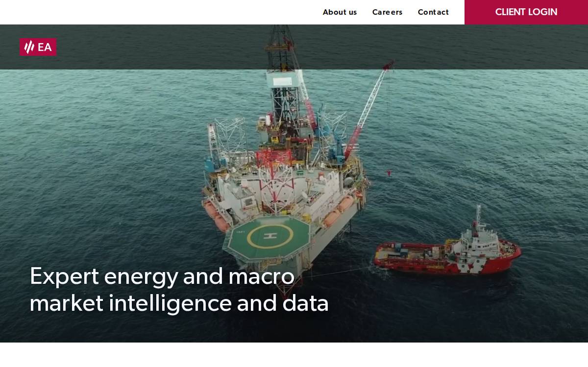 Energy Aspects website preview