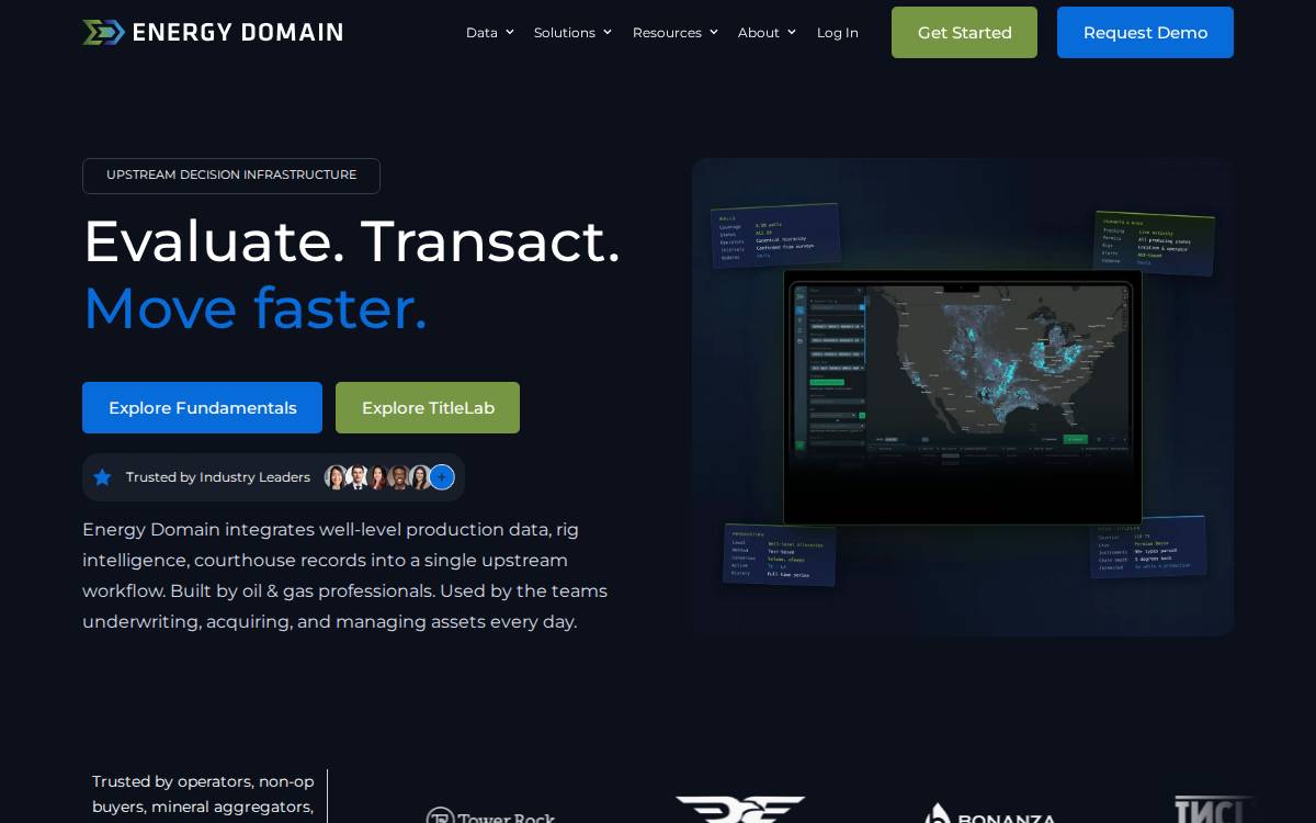 Energy Domain website preview