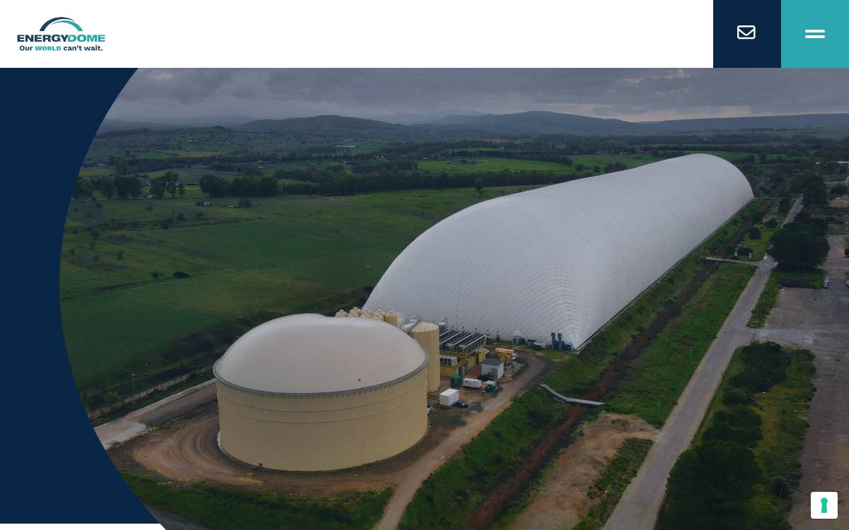 Energy Dome website preview