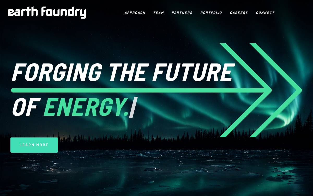 Energy Foundry website preview