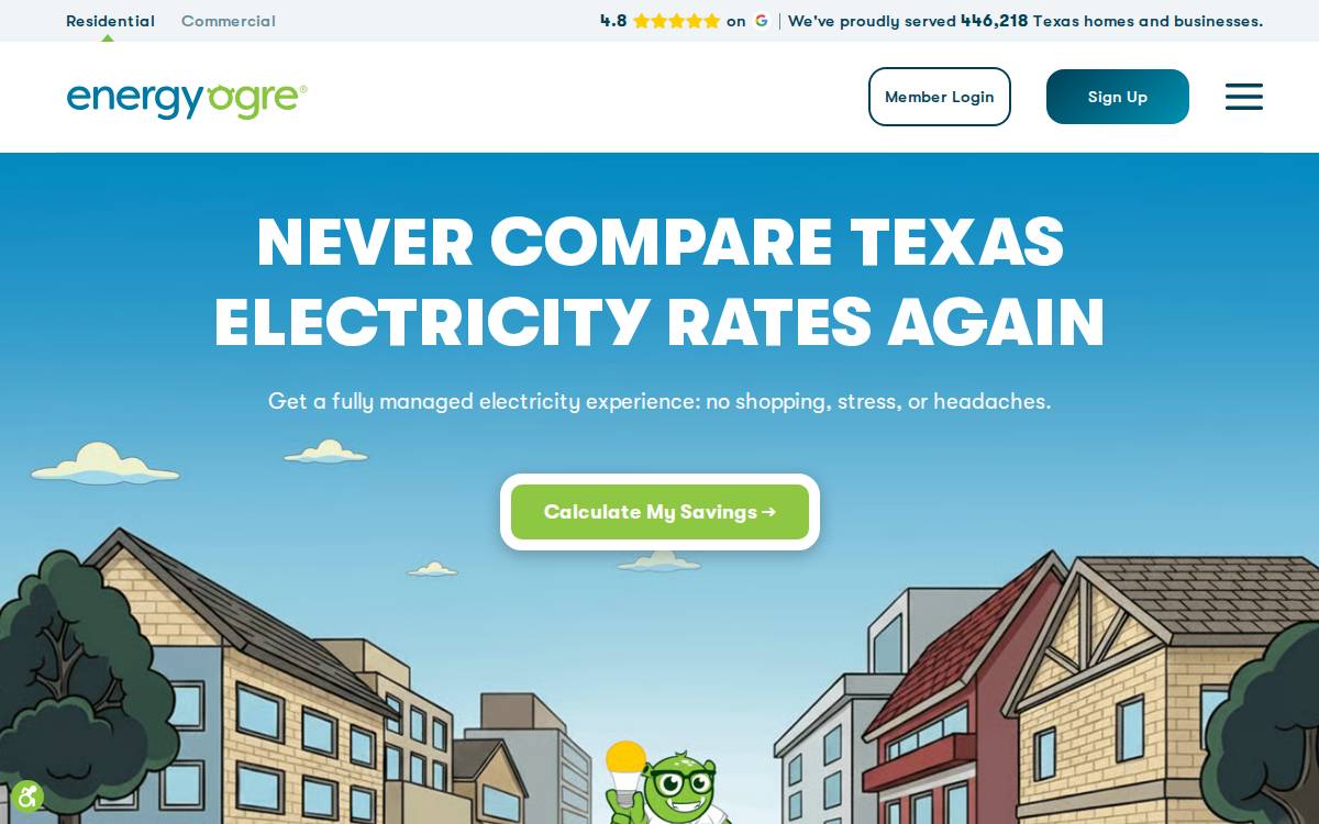 Energy Ogre website preview