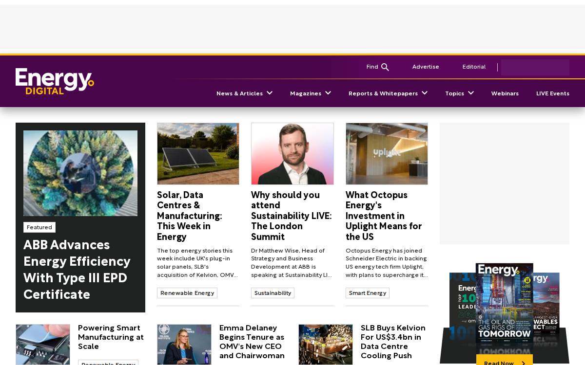 Energydigital website preview