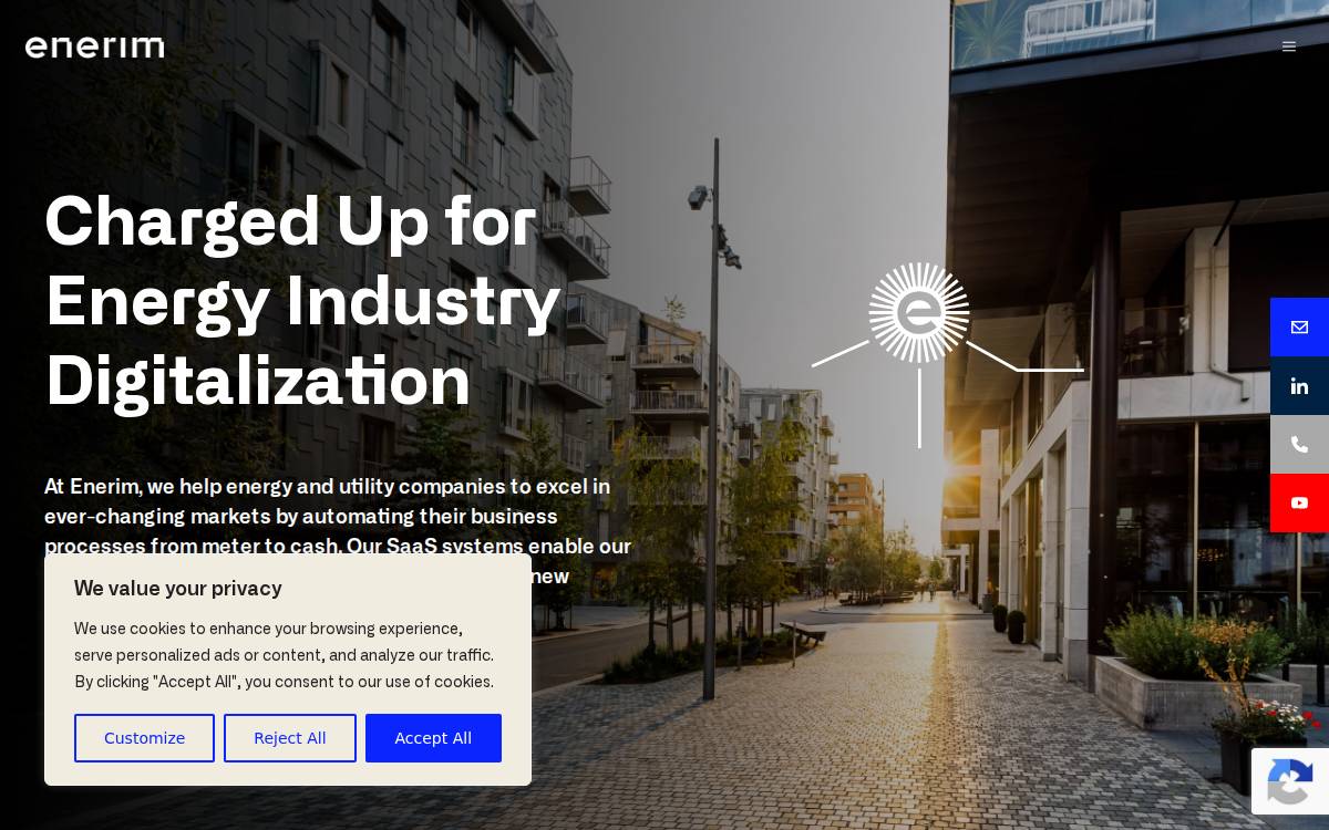 Enerim website preview