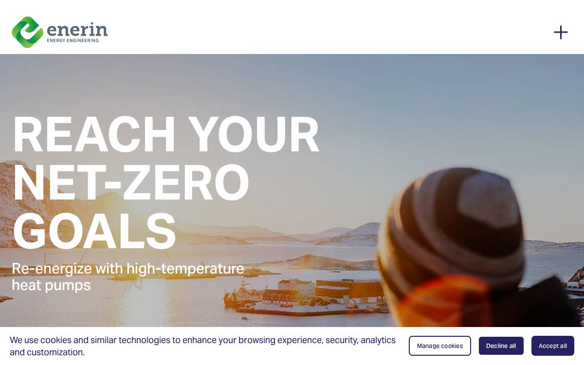 Enerin website preview