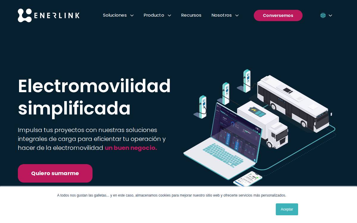 Enerlink website preview