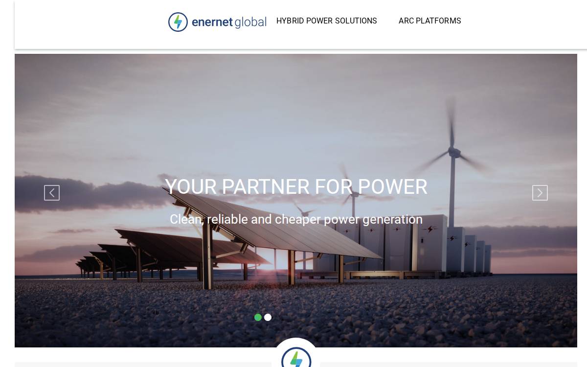 Enernet Global website preview