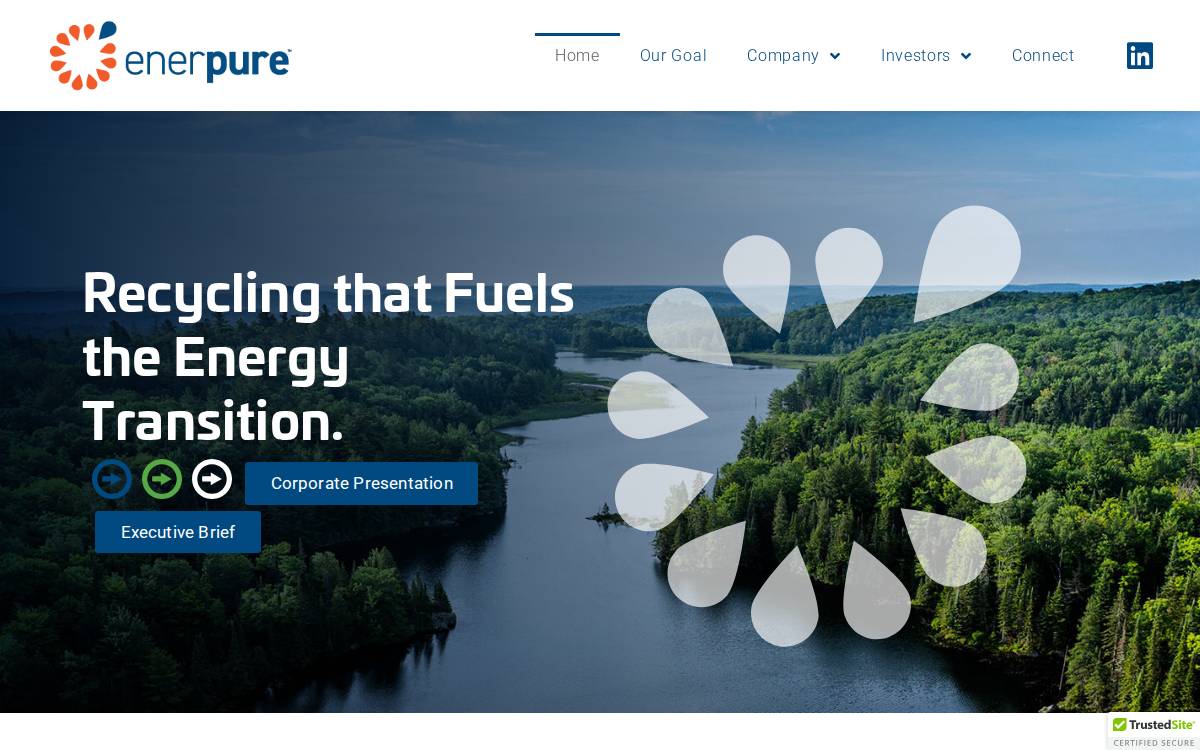 EnerPure website preview