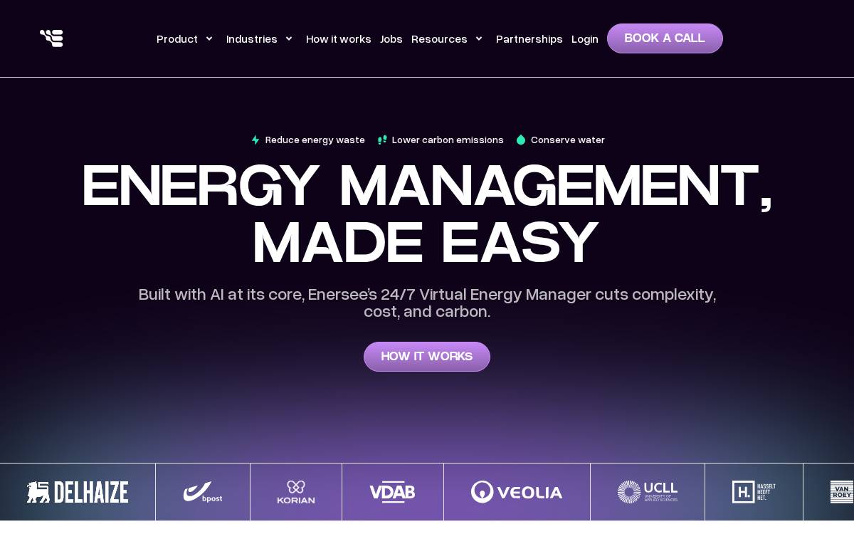 Enersee website preview
