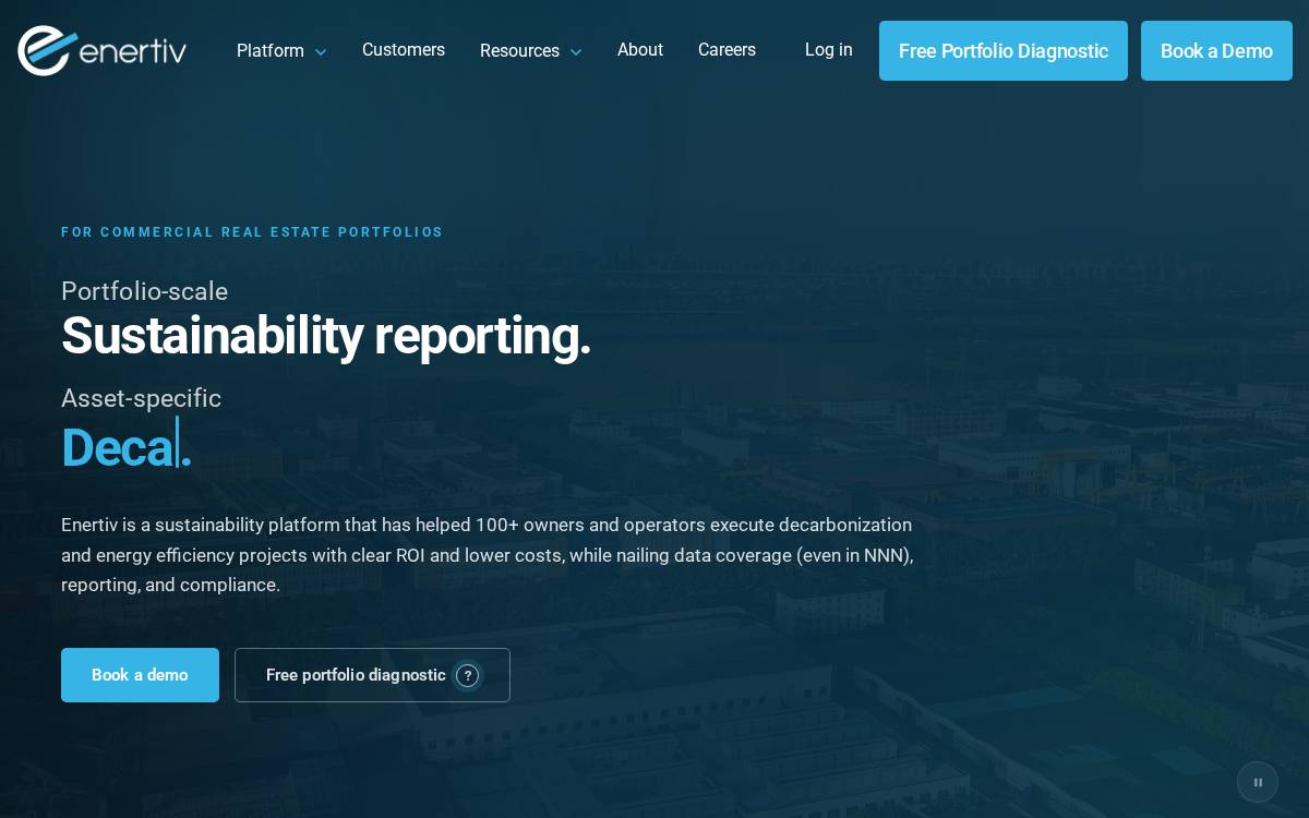 Enertiv website preview