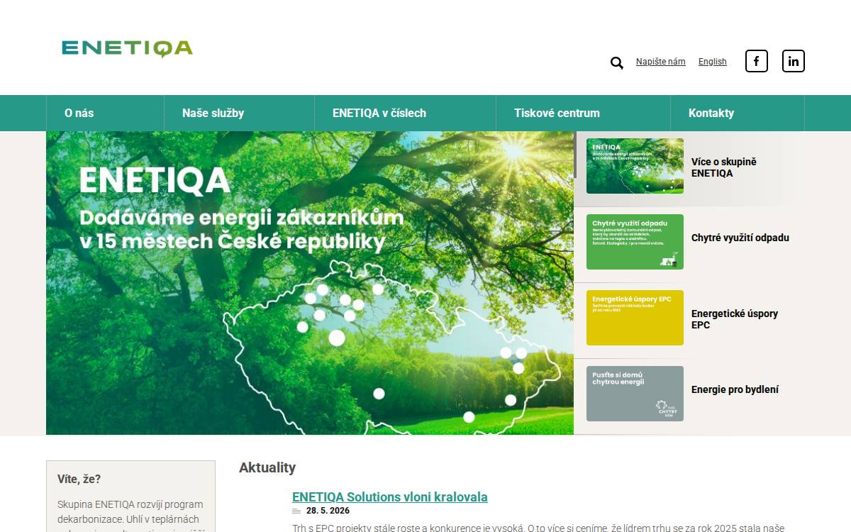 ENETIQA website preview