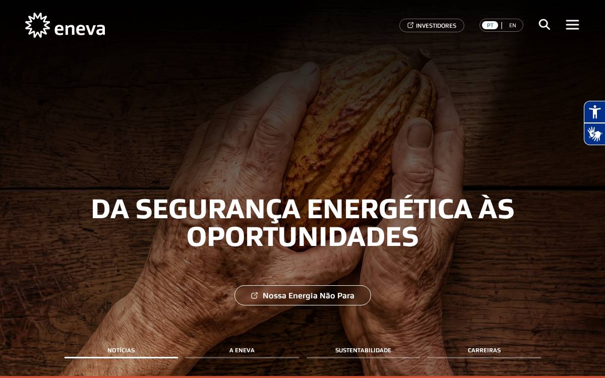 Eneva website preview
