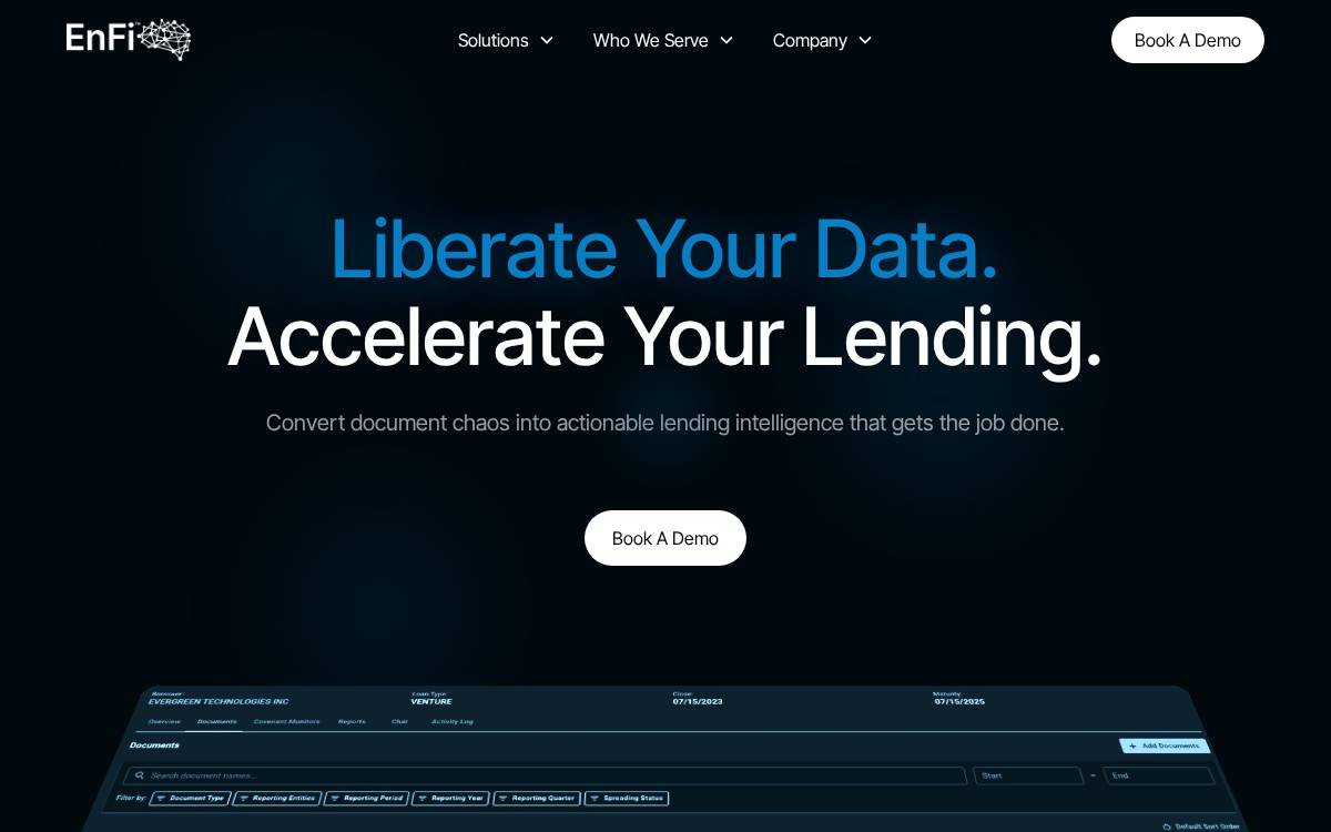 EnFi website preview
