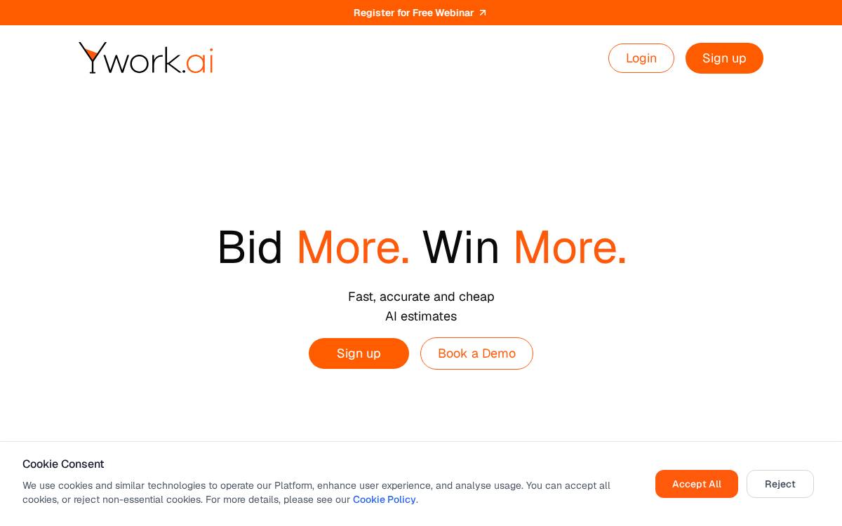 Enfund website preview