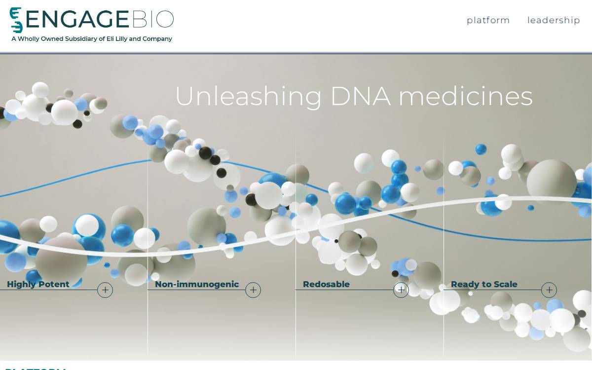 Engage Bio website preview