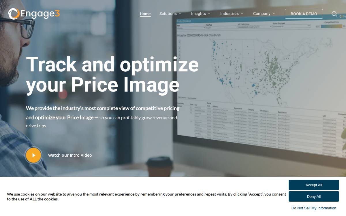Engage3 website preview