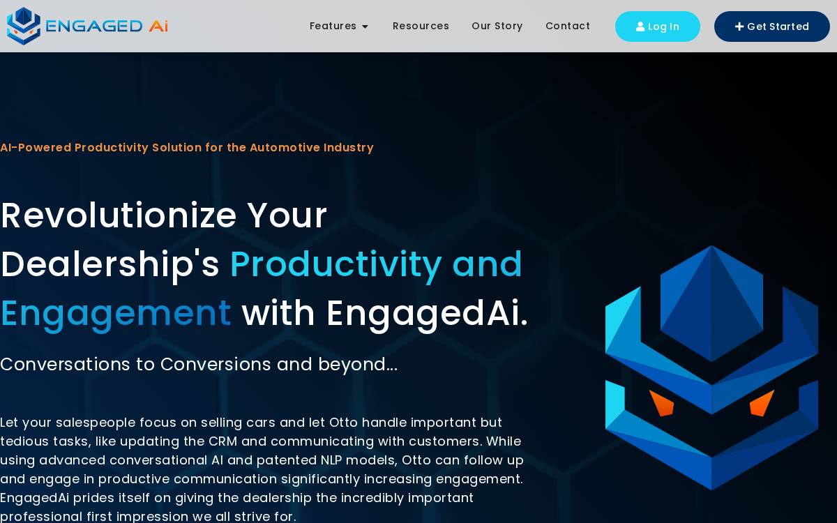 Engaged AI website preview