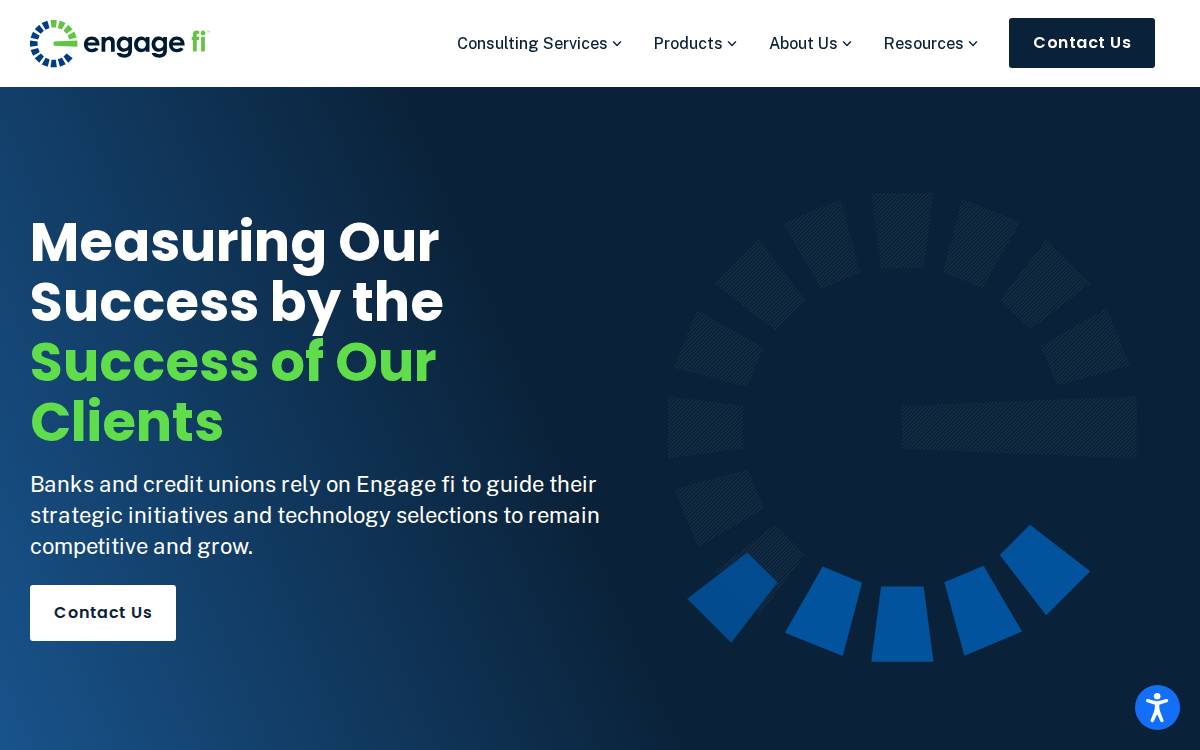 Engagefi website preview