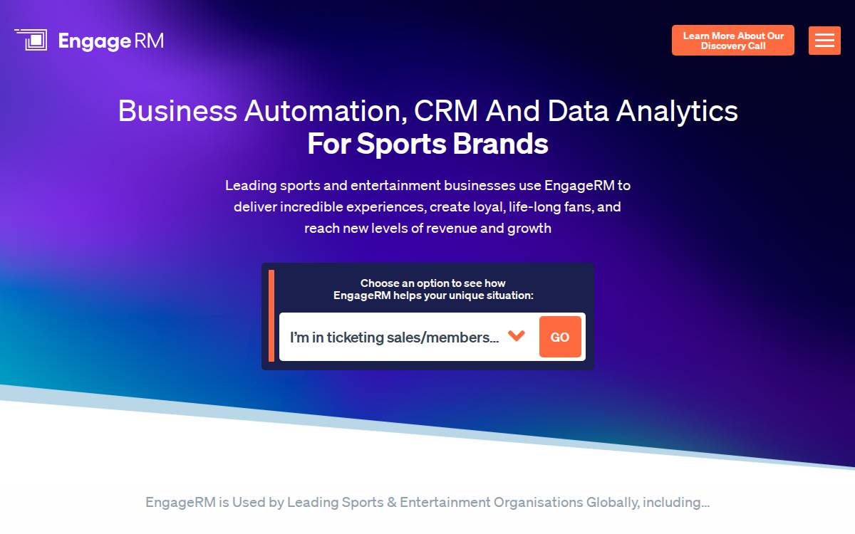 EngageRM website preview