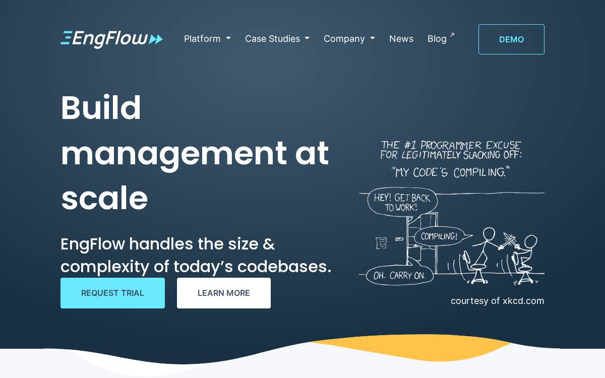 EngFlow website preview