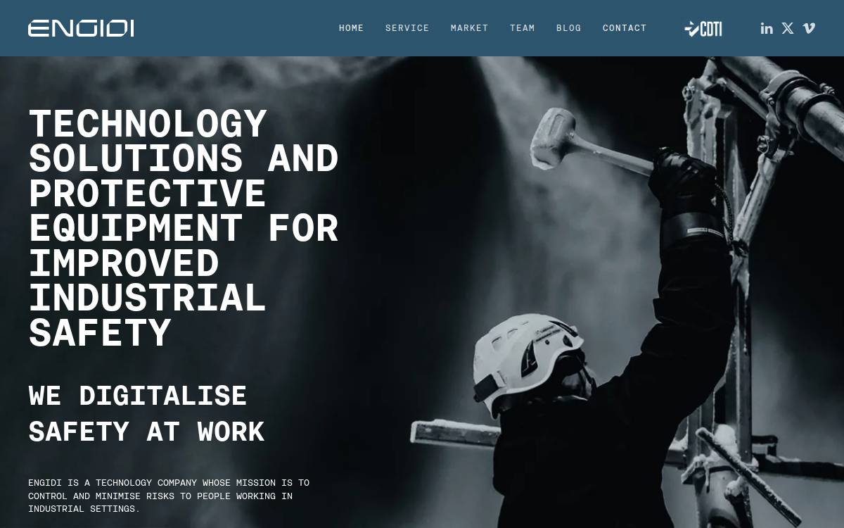 Engidi website preview