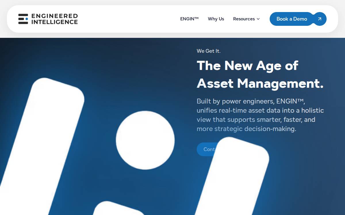 Engineered Intelligence website preview