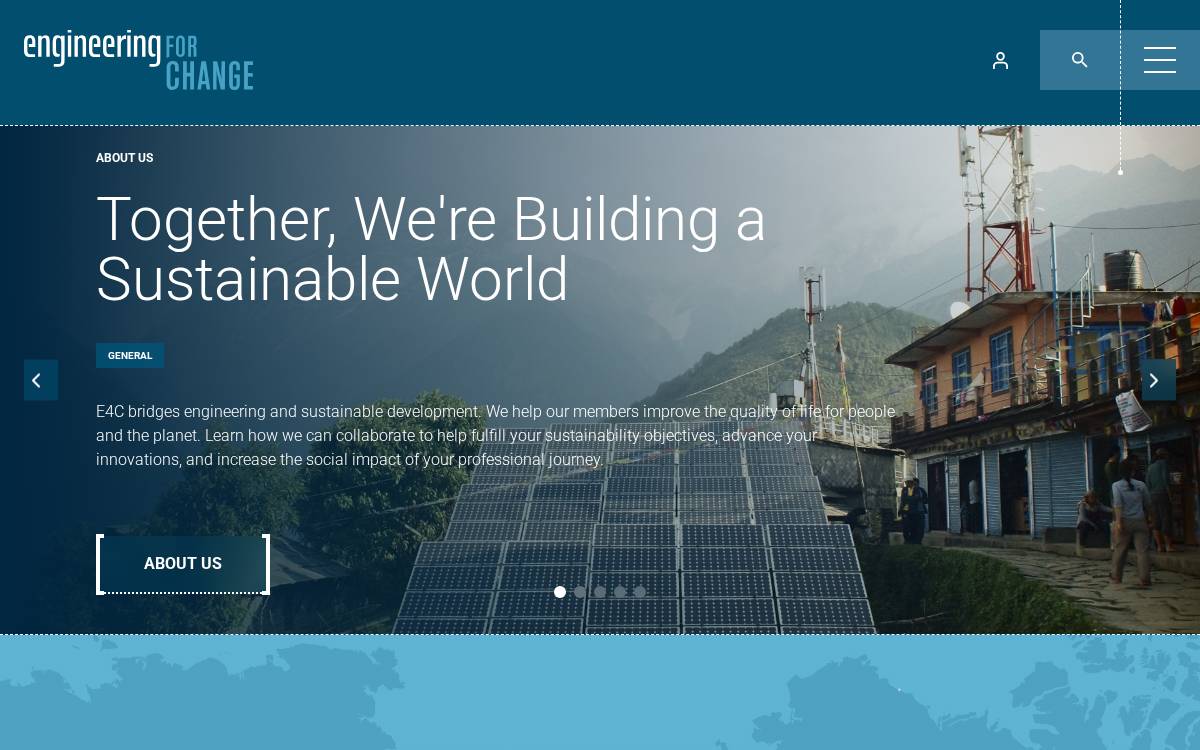 Engineering for Change website preview