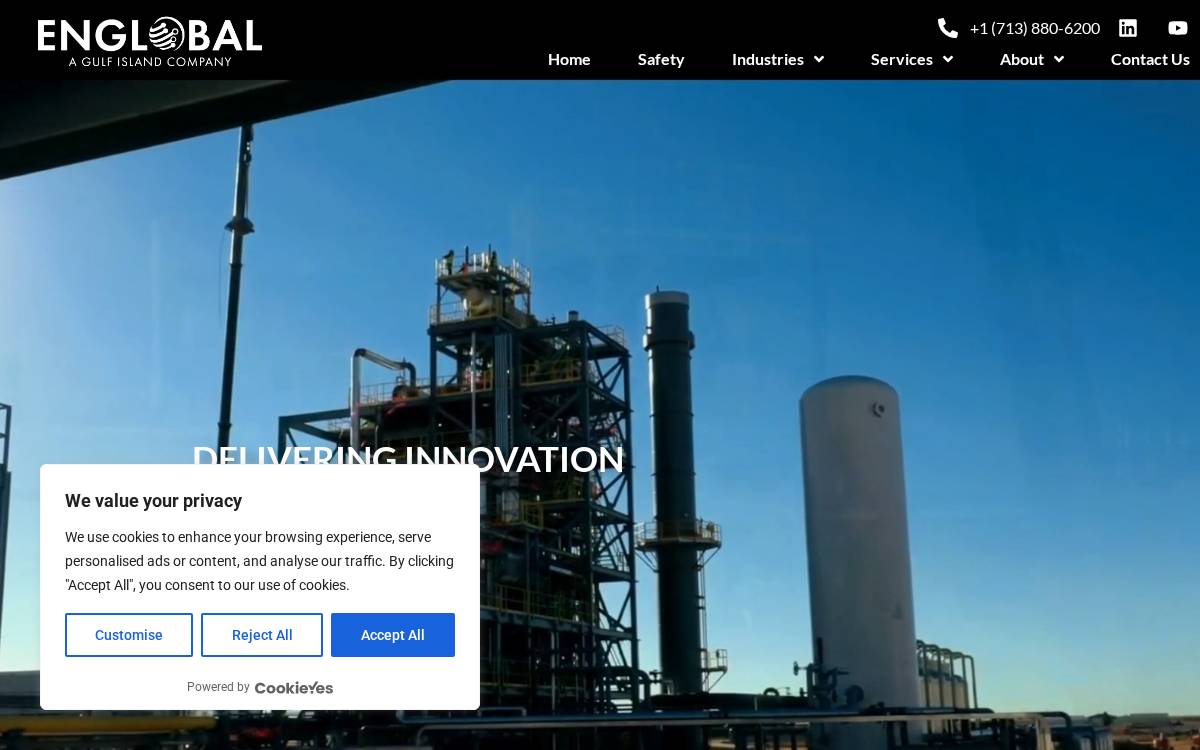 Englobal website preview