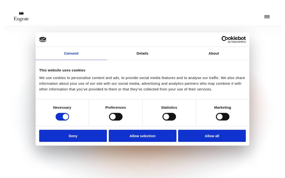 Engrate website preview