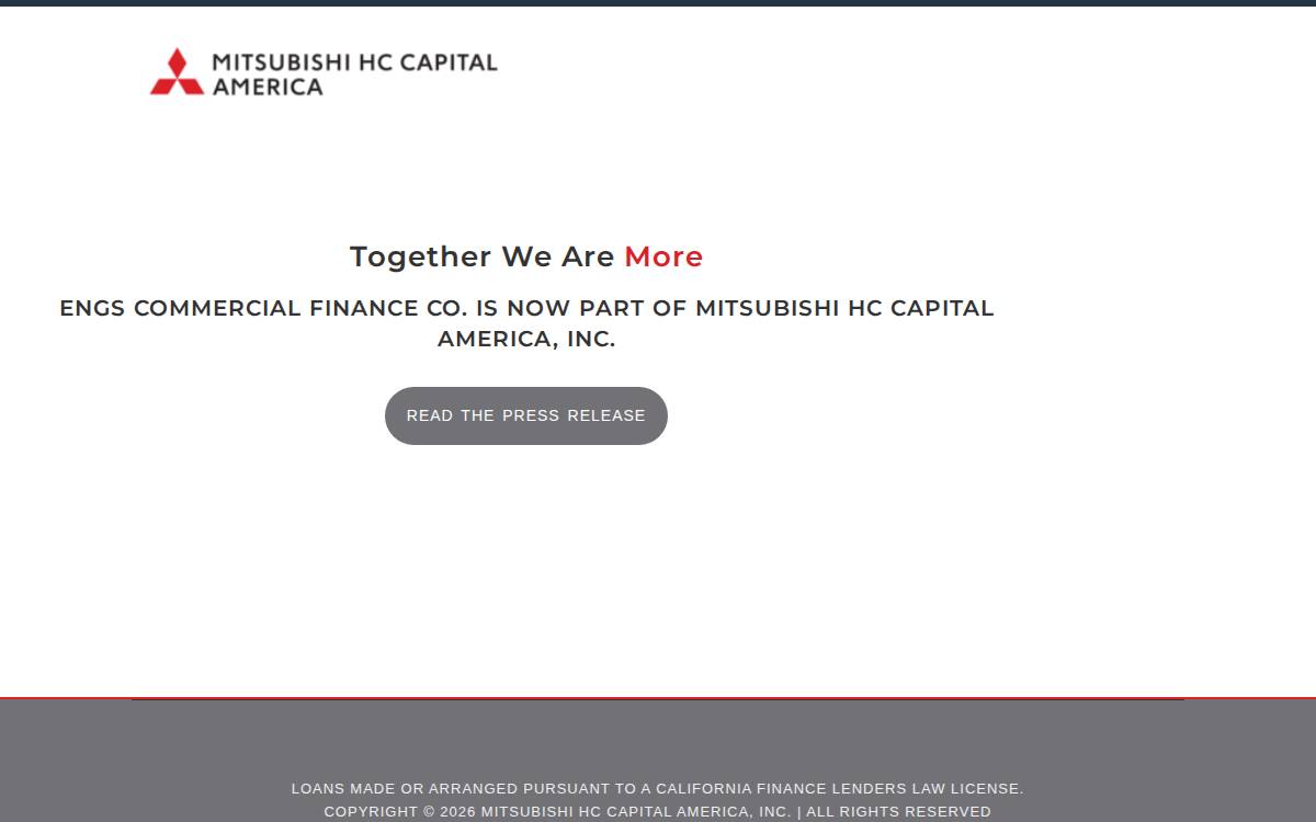 Engs Commercial Finance website preview
