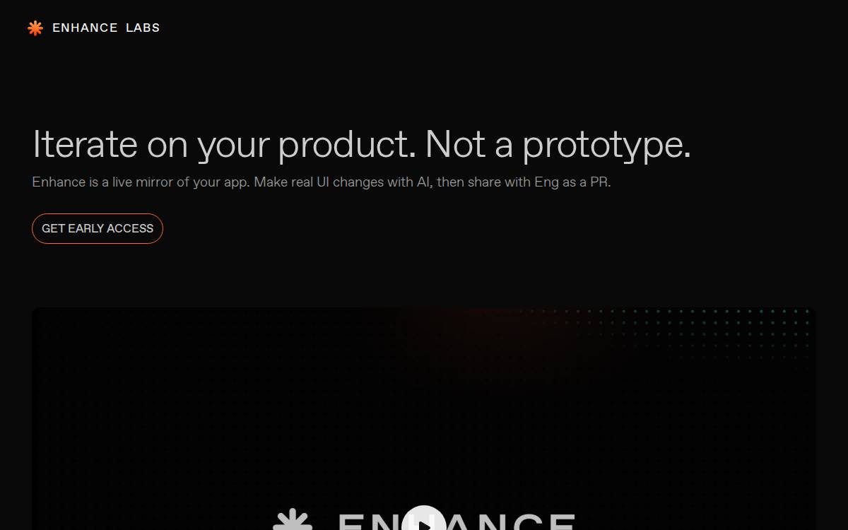 Enhance Labs website preview