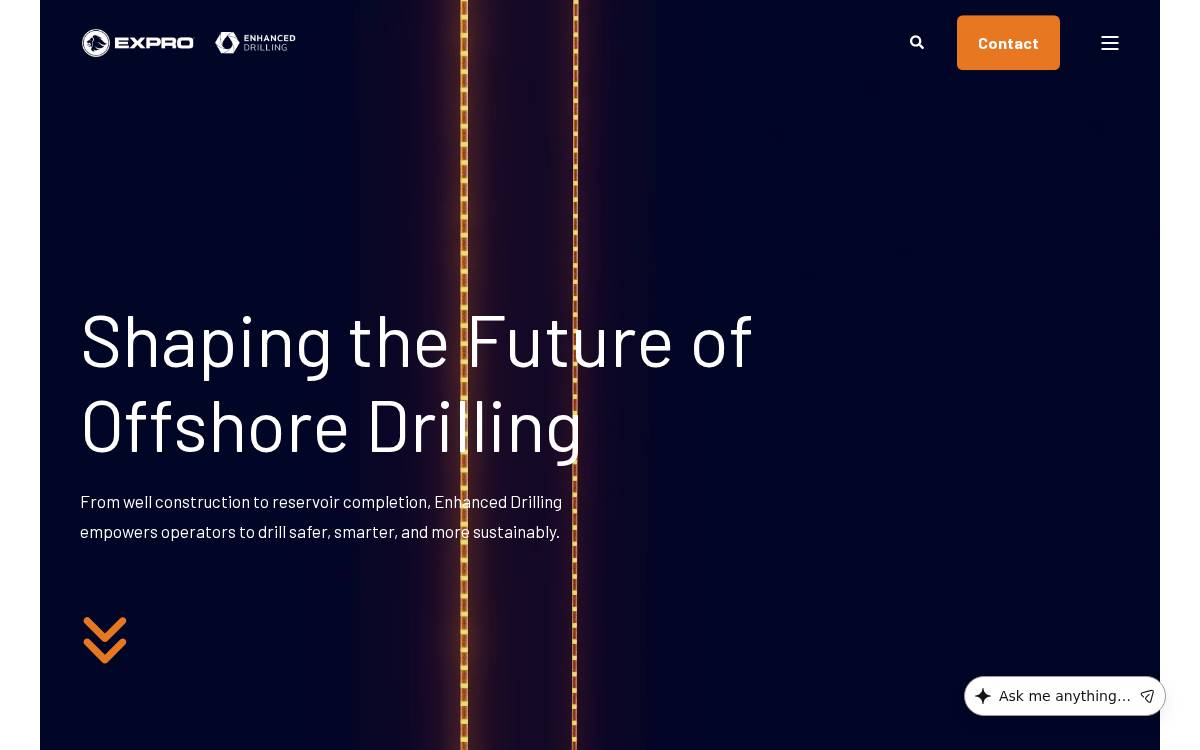 Enhanced Drilling website preview