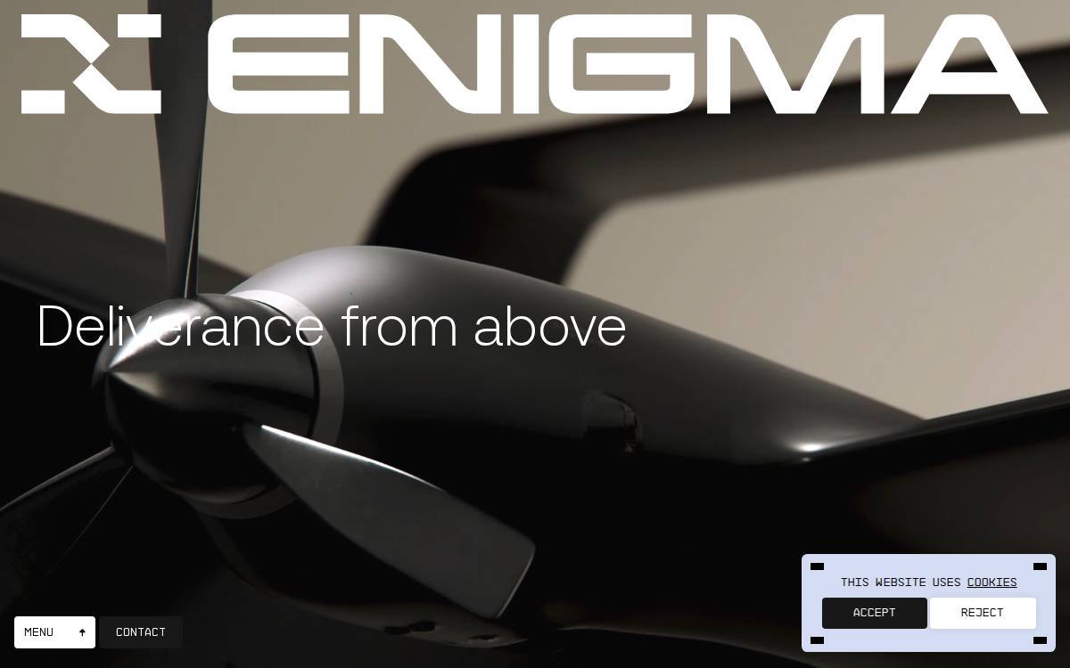 Enigma Aerospace website preview