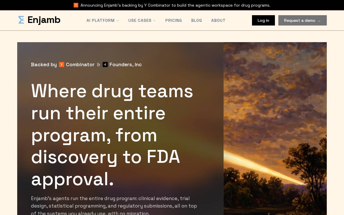 Enjamb Labs website preview