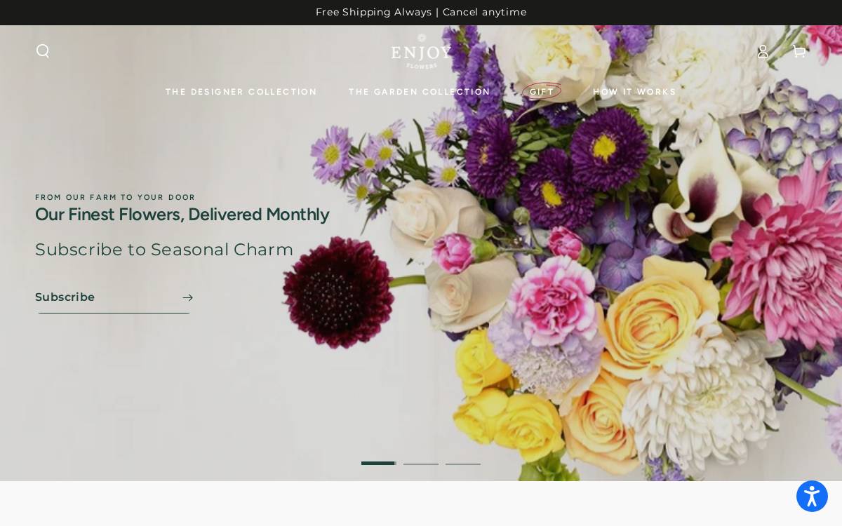 Enjoy Flowers website preview