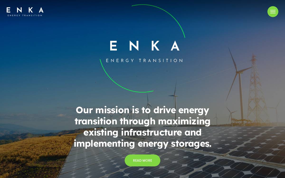 Enka website preview