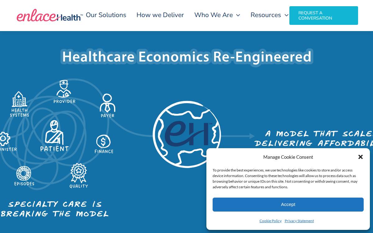 Enlace Health website preview