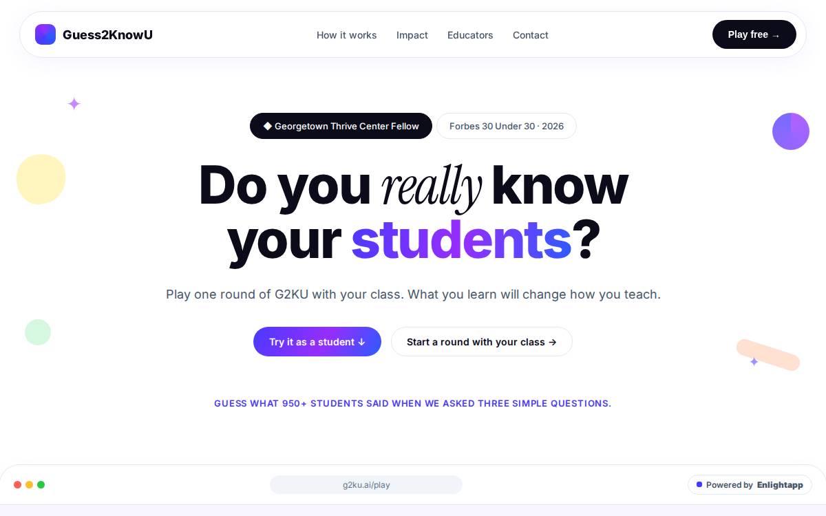 Enlightapp website preview