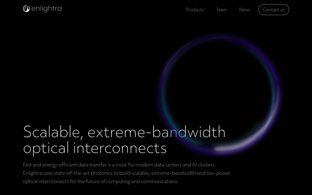 Enlightra website preview
