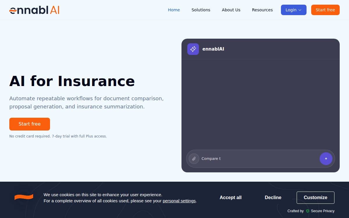 Ennabl website preview