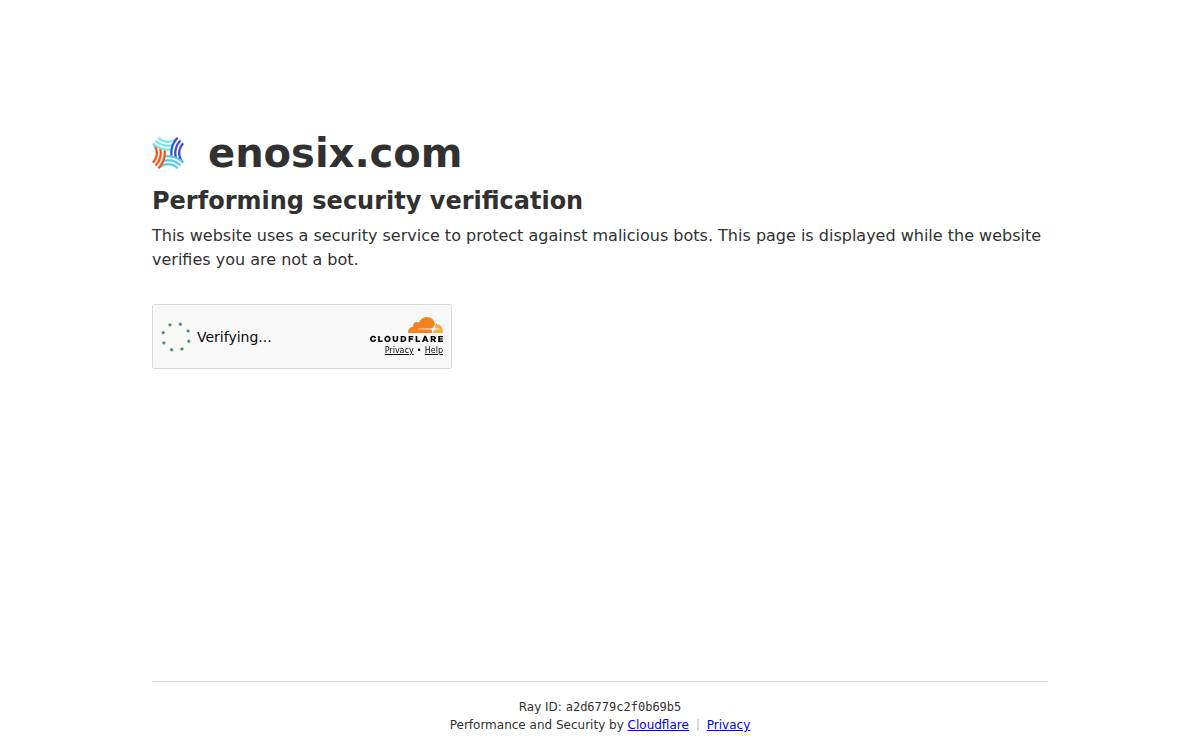 enosiX website preview