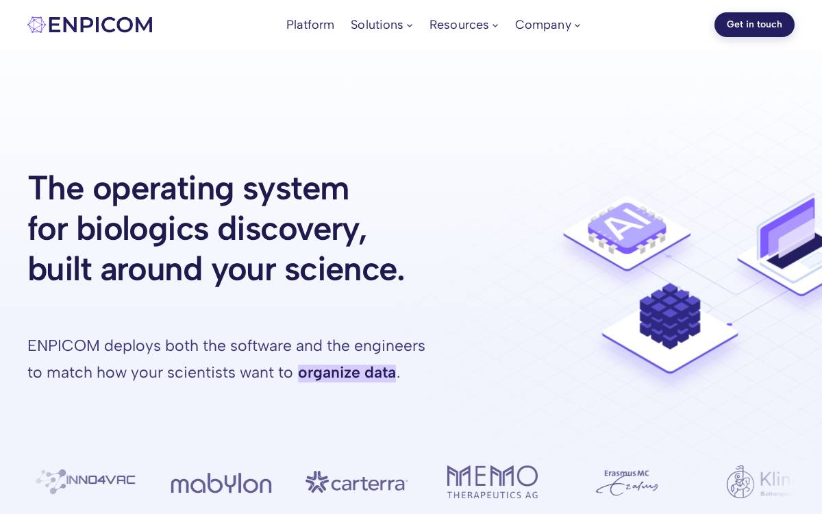 ENPICOM website preview